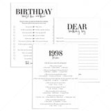 27th Birthday Games For Him Born in 1998 by LittleSizzle