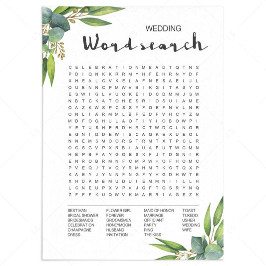 botanic garden party games for bridalshower by LittleSizzle
