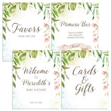 Garden Baby Shower Decorations Printable by LIttleSizzle