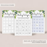 Greenery baby shower game ideas by LittleSizzle