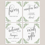 Gender Neutral Baby Shower Signs Printable by LittleSizzle