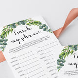 Botanical Birthday Party Game For Women Printable