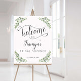 Editable Welcome Sign for Garden Party by LittleSizzle