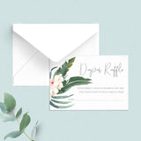 Tropical baby shower insert cards by LittleSizzle