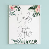 Tropical Cards and Gifts Sign Printable by LittleSizzle