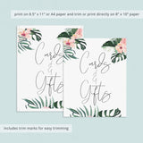 Tropical party decorations instant download by LittleSizzle