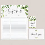 Botanical Party Printable Package