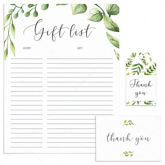 Botanical Party Printable Package