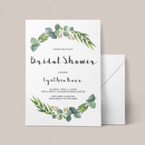 Greenery Bridal Shower Full Package Eucalyptus Printable