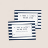 Nautical Baby Shower Activity Guess Mommy's Belly Size