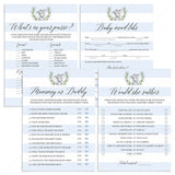 Funny baby shower games for boy shower printable by LittleSizzle