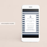 Nautical Baby Shower Full Package Instant Download