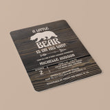 Brown Bear Baby Shower Invite Set Templates