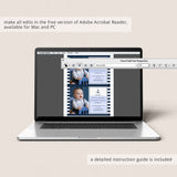 Editable boy 1st birthday invitation template by LittleSizzle