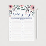 Bohemian Bridal Shower Wedding Alphabet Game Printable by LittleSizzle