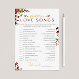 Movie Love Songs Matching Game Printable by LittleSizzle