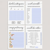 4 Virtual Bridal Shower Games Minimalist