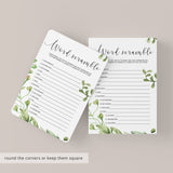 printable word scramble for bridal shower activity ideas