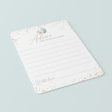 Fall Wedding Advice Cards with Watercolor Pumpkin