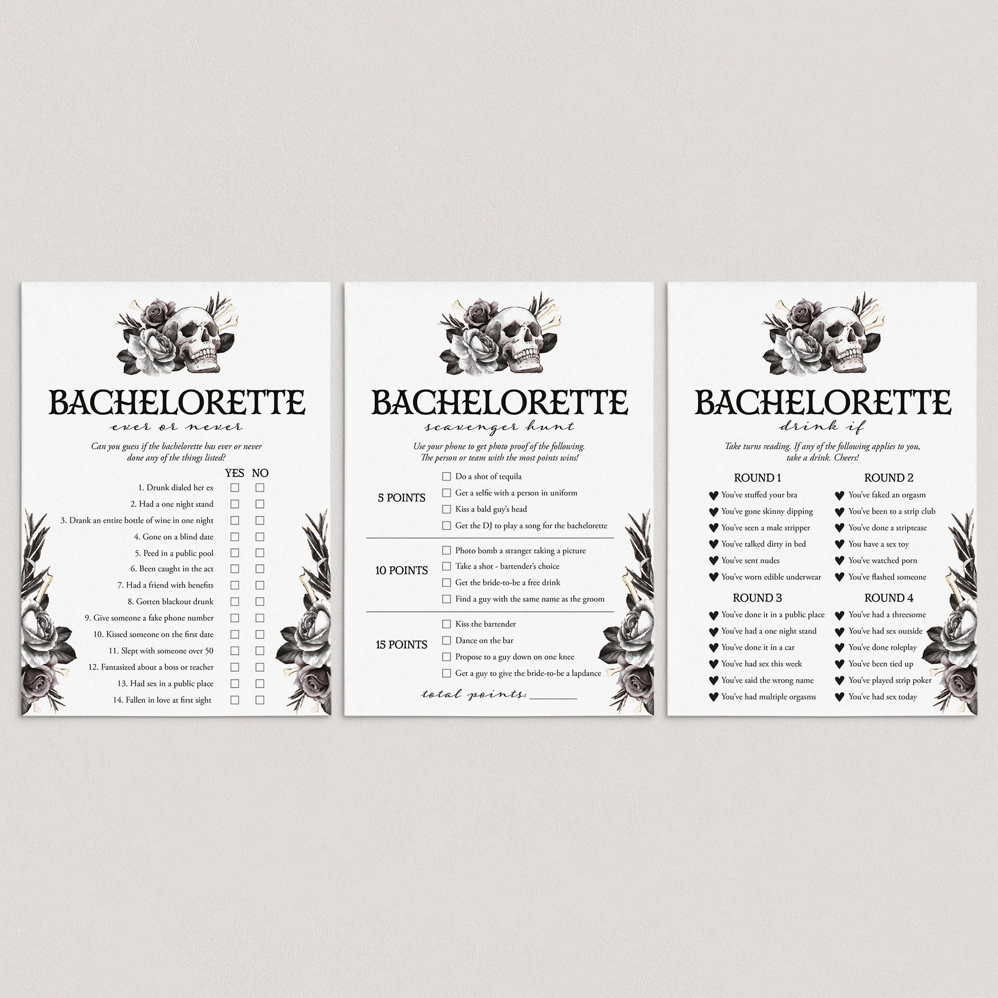 Till Death Do Us Party Bachelorette Games Bundle by LittleSizzle