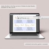 Gold Book Request for Baby Shower Template