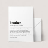 Brother Definition Print Digital Download