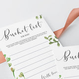 Watercolor greenery baby shower cards by LittleSizzle
