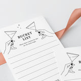 Post Divorce Bucket List Cards Printable