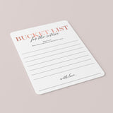 Retirement Bucket List Cards for Her Printable