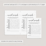 DIY printable baby shower games by LittleSizzle