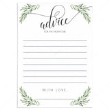 Green Baby Advice for Mom to Be Instant Download by LittleSizzle