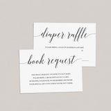 Minimal Baby Shower Invitation Suite Templates