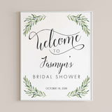 Editable Welcome Sign for Garden Party