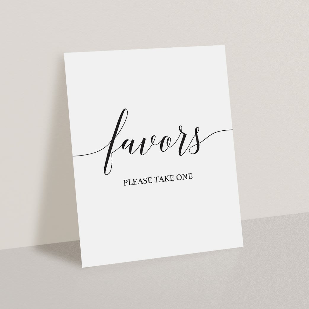 Simple baby shower table signs by LittleSizzle