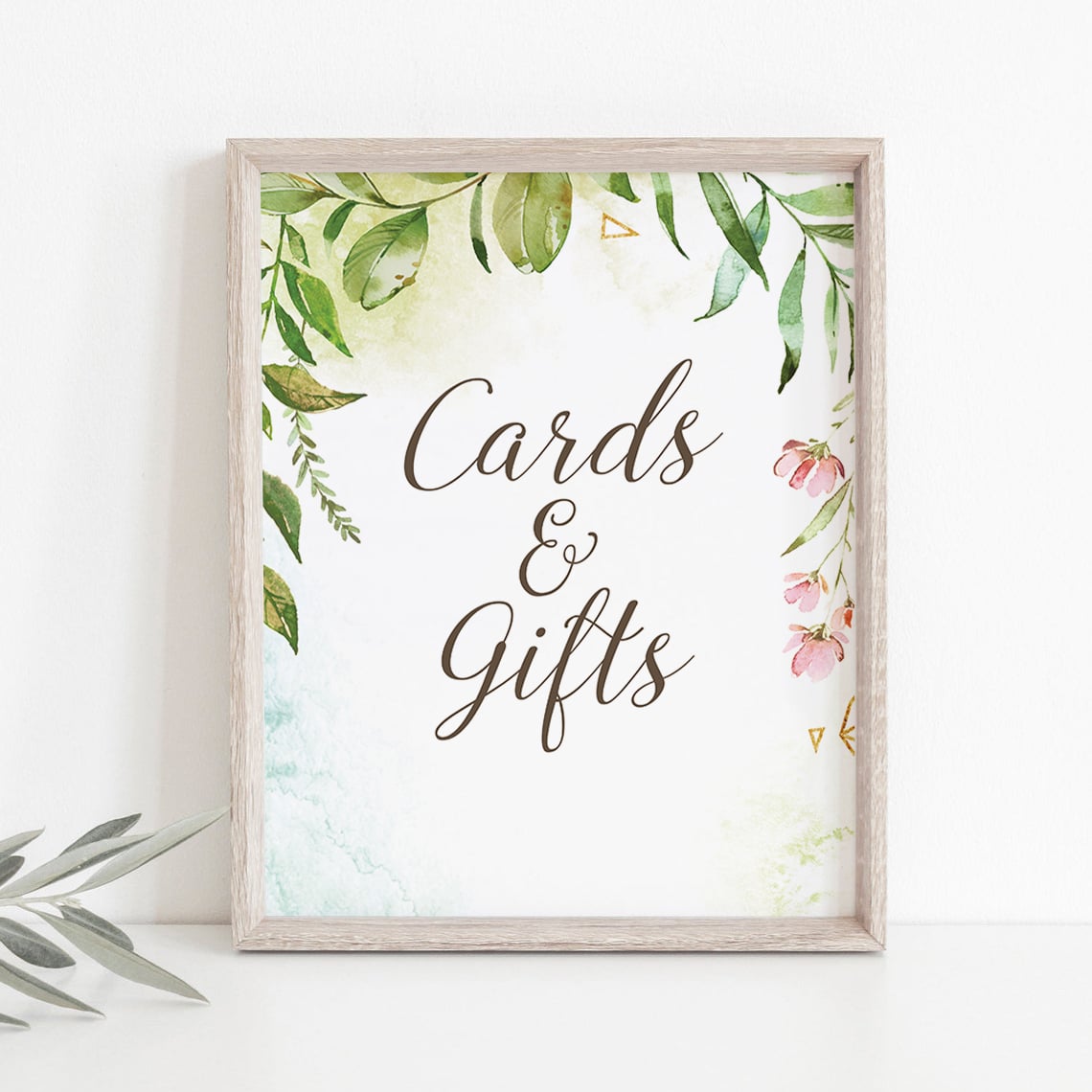 Instant download calligraphy shower decorations by LittleSizzle
