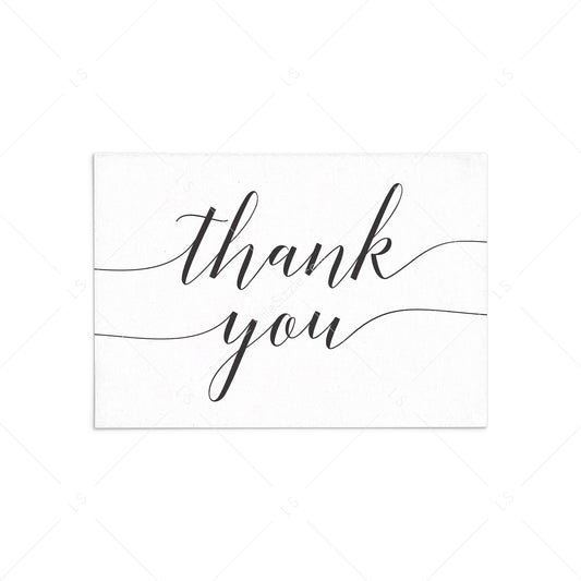 Simple Thank You Card Printable by LittleSizzle