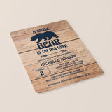 Rustic Baby Shower Invitation Templates