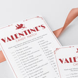 Valentines Candy Bar Match Game Printable