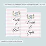 Instant download pink white party decor by LittleSizzle