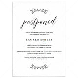 Change of Date Baby Shower Announcement Card by LittleSizzle