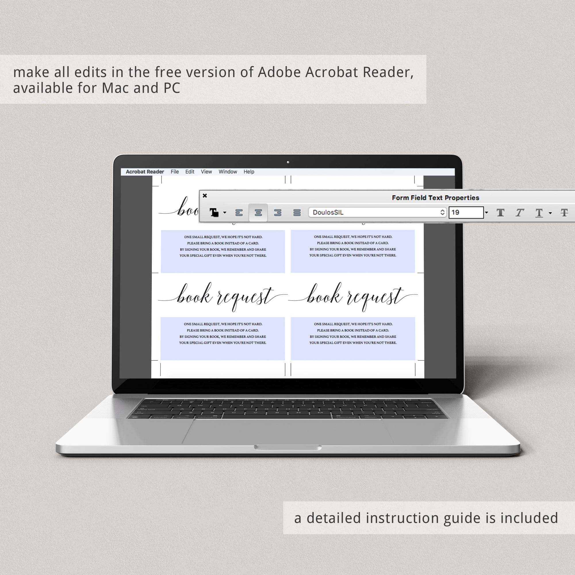 Neutral baby shower insert card templates by LittleSizzle