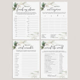 Modern Chic Birthday Party Games Bundle for Her Printable by LittleSizzle