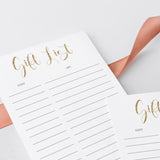 Close-up Gold Glitter Baby Shower Planner Shower Decor by LittleSizzle