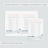 8 Christmas Party Games Printable