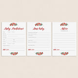 Red and Greenery Baby Shower Keepsakes for the Mom-To-Be by LittleSizzle