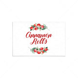 Christmas Food Labels Template - Tented and Flat Cards by LittleSizzle