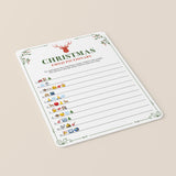 Christmas Emoji Pictionary Game with Answers Printable