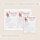 Christmas Carol Riddles Printable