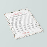 Christmas Songs Game Printable