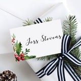 Christmas gift tag template instant download by LittleSizzle